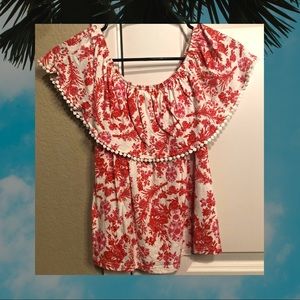 Miss Selfridge Off the Shoulder Blouse